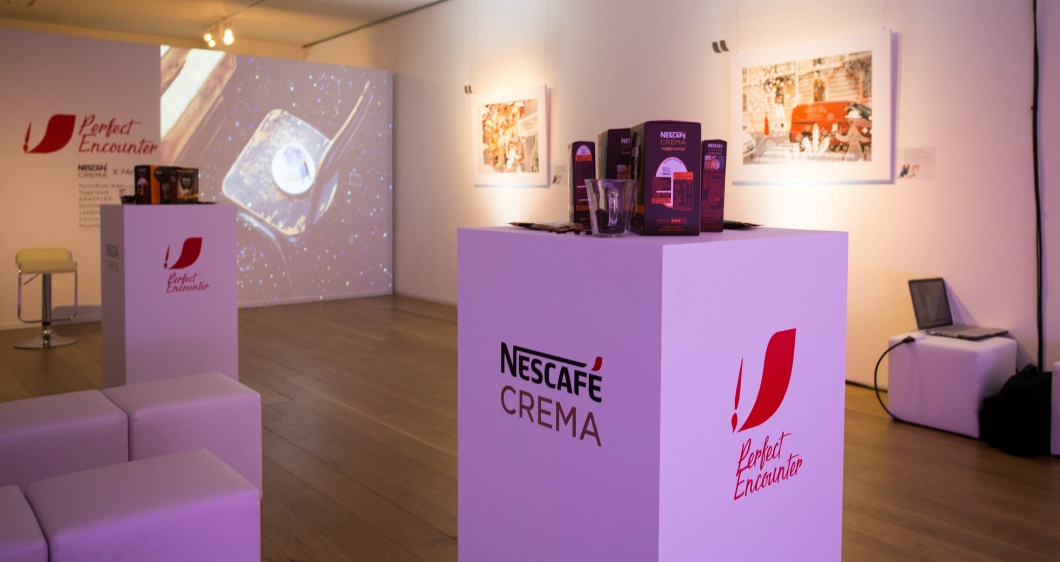 <h5>Solution</h5>
- To promote the launch of a new product, Nescafe Crema Latte, the brand’s first art campaign was planned with the theme of ‘Art collaboration’<br />
- Offline events were designed and carried out for successful delivery of the campaign concept<br />
- The campaign launch was promoted through all-out marketing activities on- and offline<br />
- A synergy effect was generated by carrying out both digital and media PR programs for enhancement of brand recognition before and after the campaign
